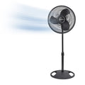 Oscillating Standing Pedestal Fan 16" Black Z27300