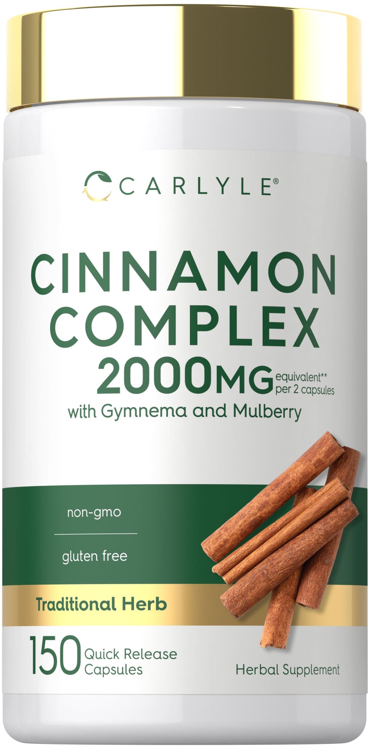 Cinnamon Complex with Gymnema and Mulberry 150 Capsules H45034