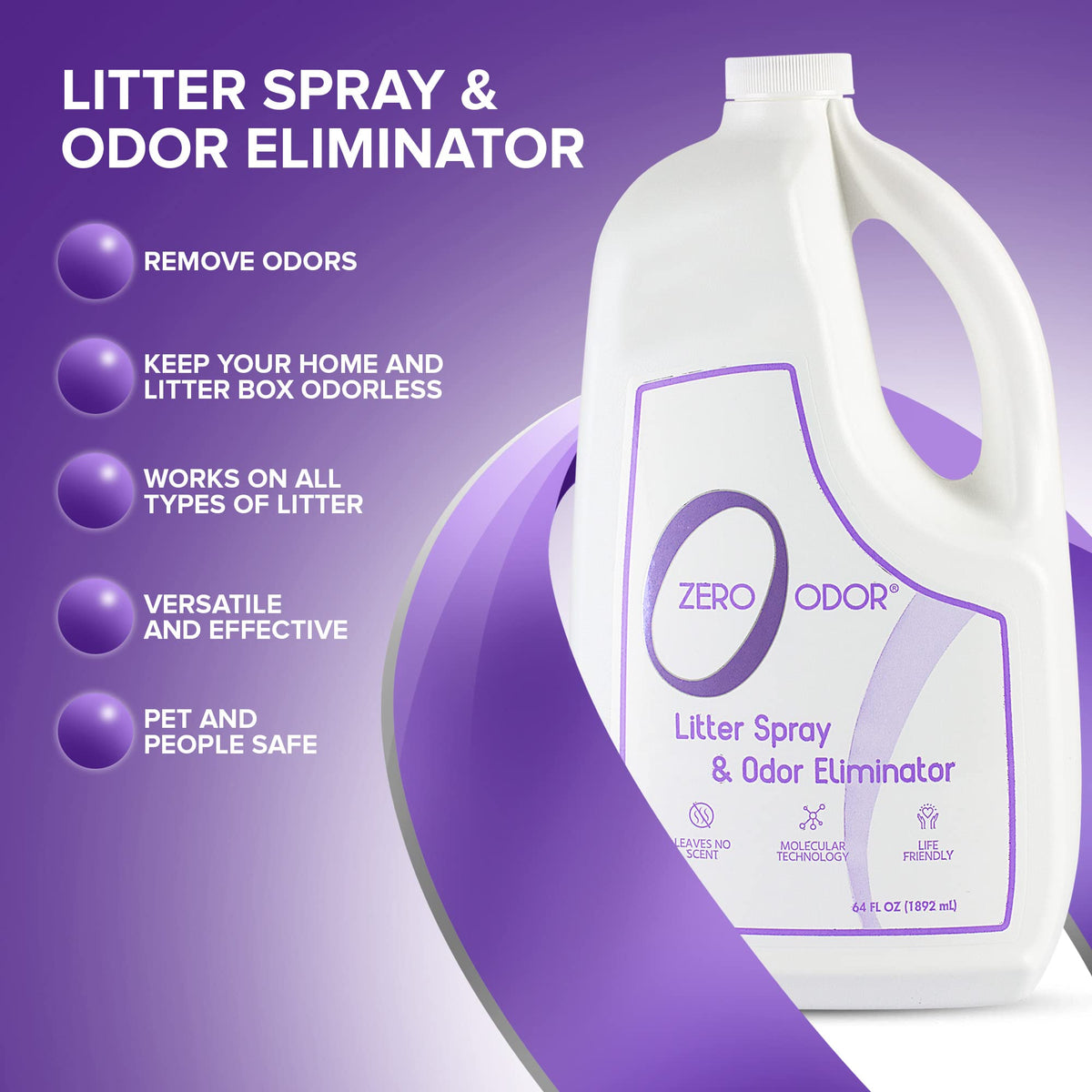 Cat Litter Deodorizer Refill 64 oz P65541