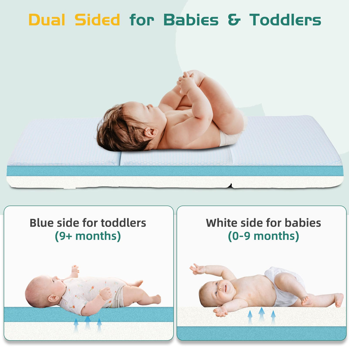 Trifold Pack and Play Mattress W2677