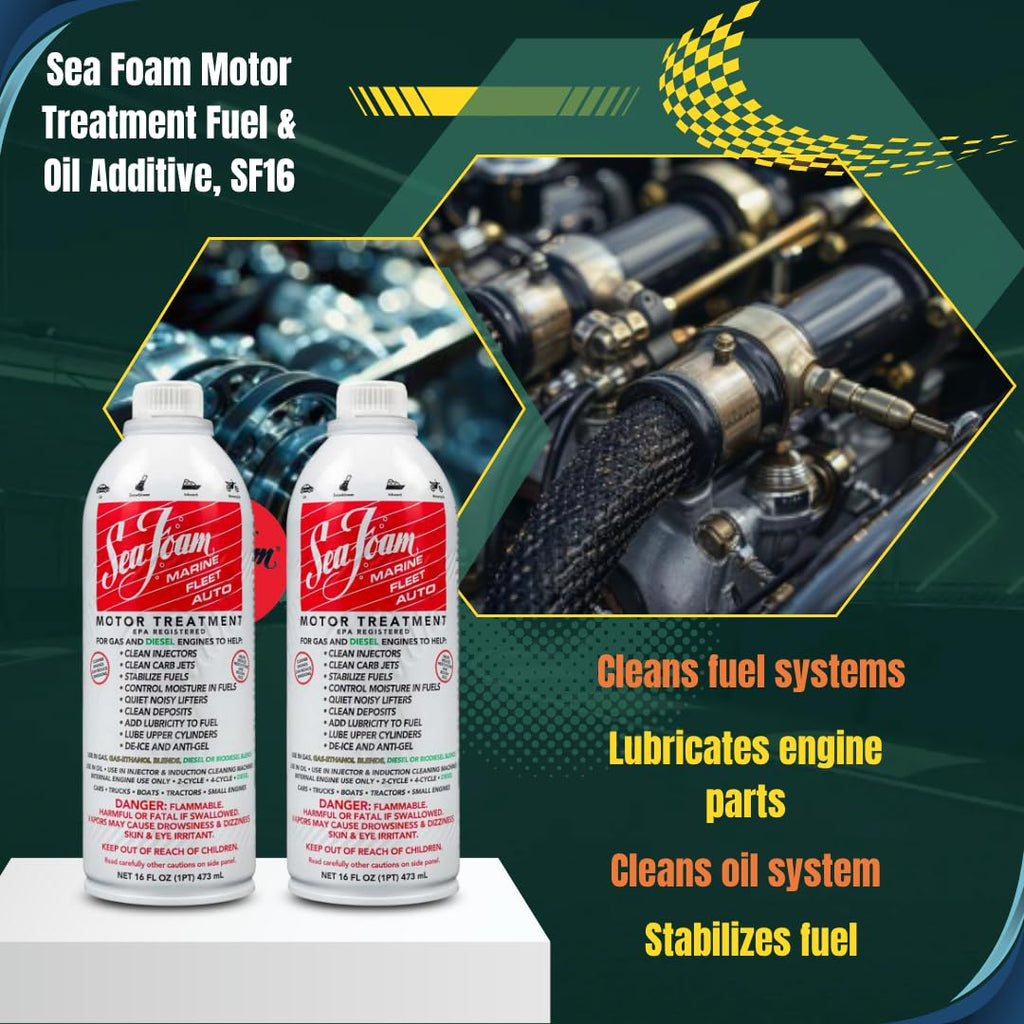 8 x 16 oz Fuel System Cleaner & Gas Diesel Additive L413828