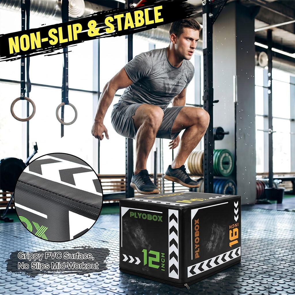 3-in-1 Plyometric Jump Box S9100