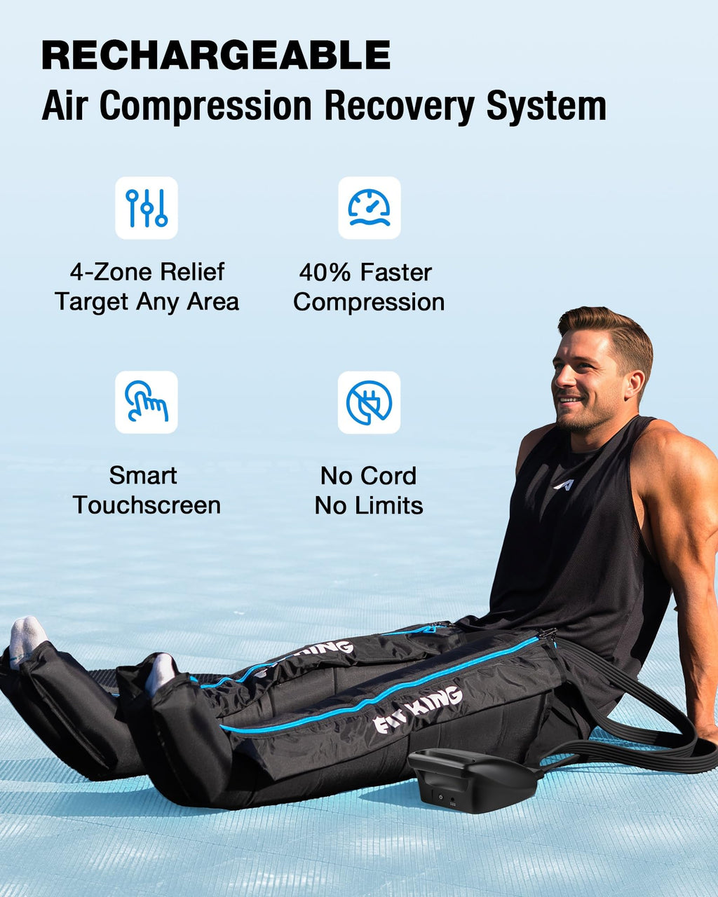Cordless Full Leg Massager H321
