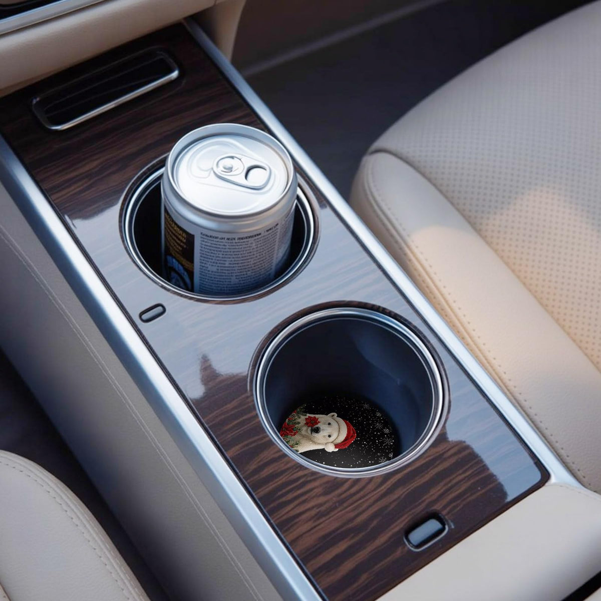 Absorbent Ceramic Stone Car Coasters Set of 2 B299