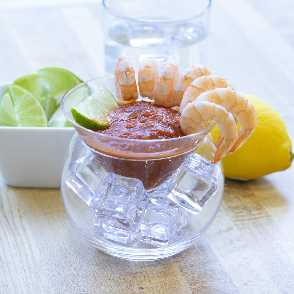 Stemless Martini Glasses with Chiller E534982