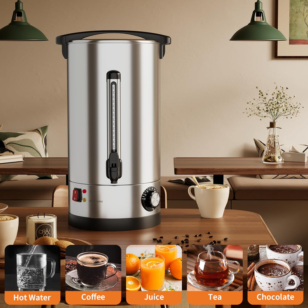 10L Double Wall Stainless Steel Coffee Urn L3436