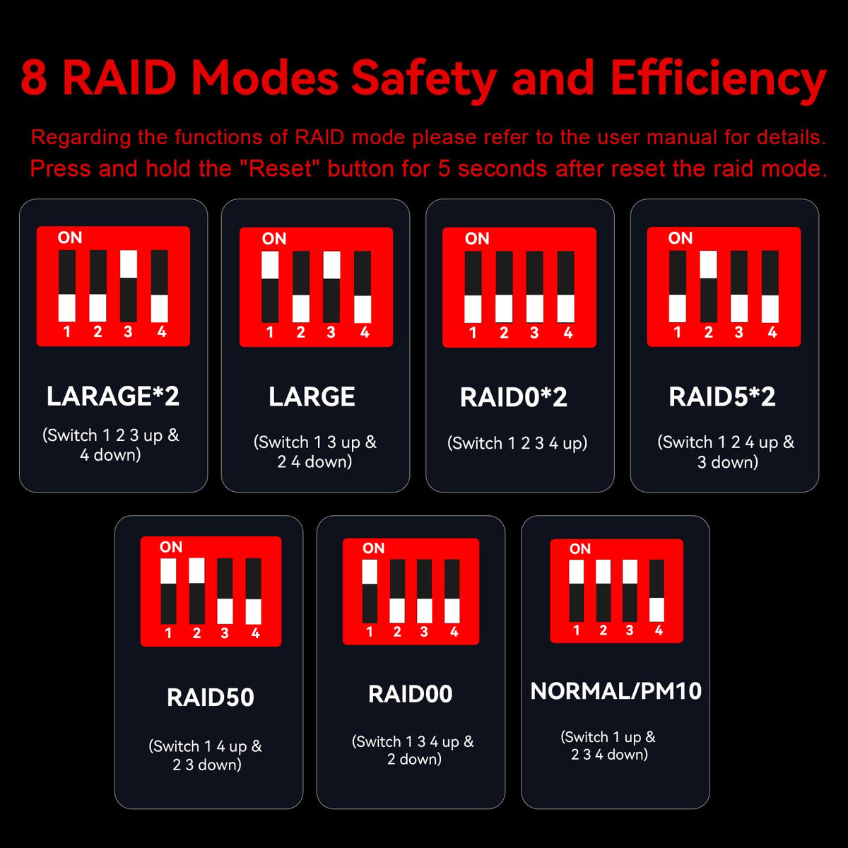 Aluminum 8 Bay Hard Drive RAID Enclosure with Cooling Fan Q33528