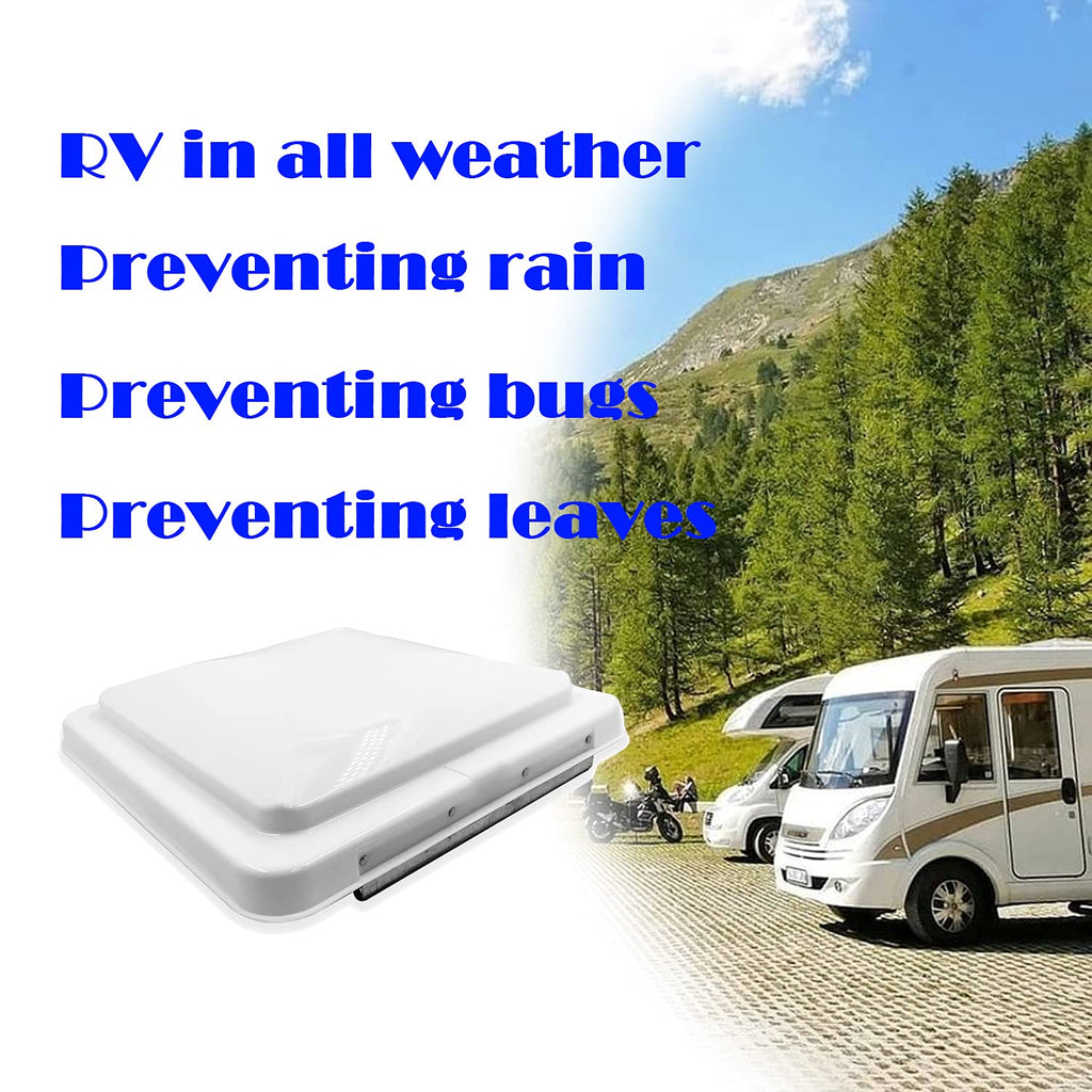 14" x 14" RV Roof Vent Lid Cover 2 Pack Impact-Resistant L124319