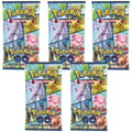 Pokemon TCG 5 Booster Packs English Trading Card Game W394