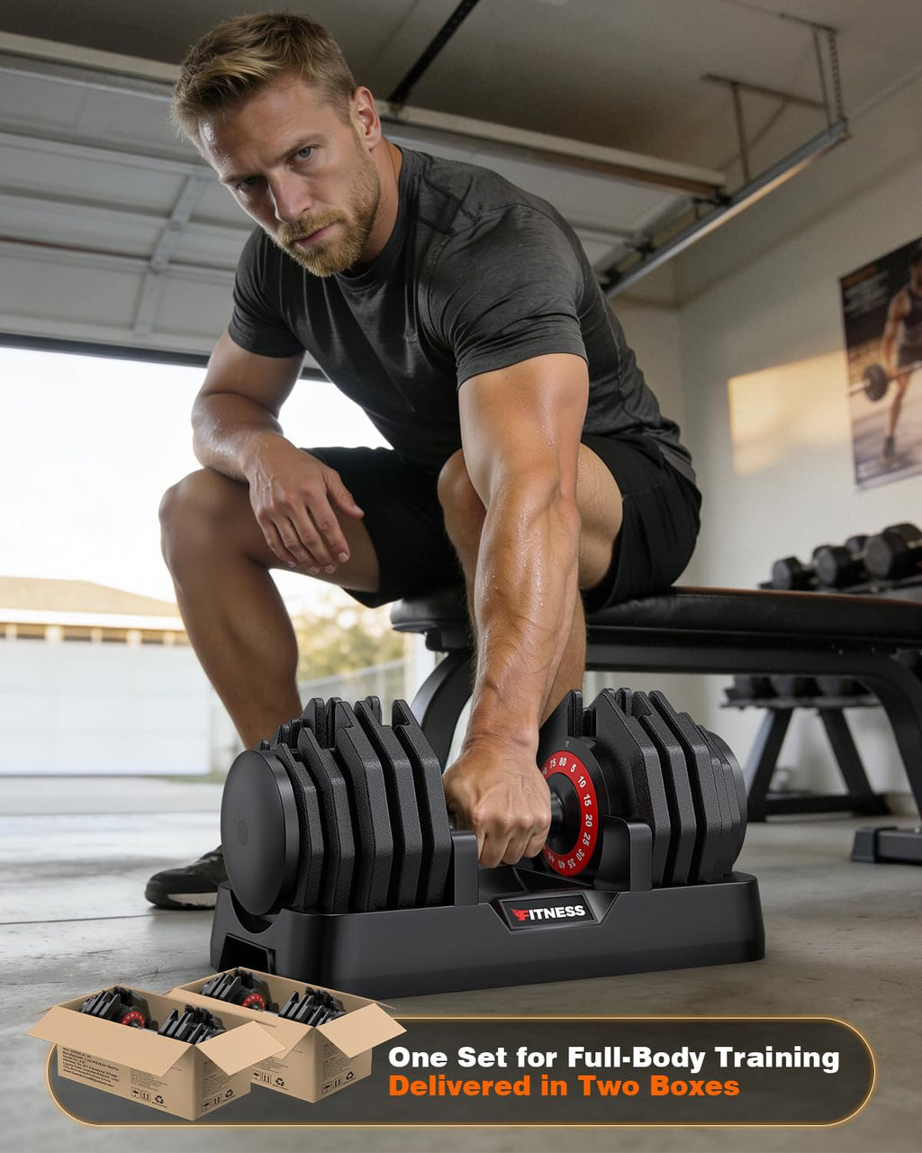 Adjustable Dumbbell Set M395895