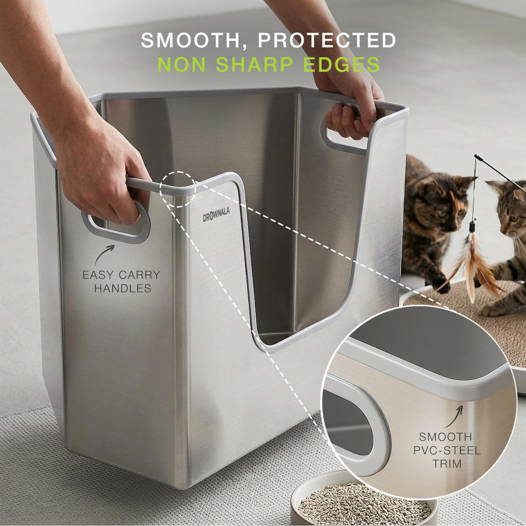 Stainless Steel Cat Litter Box S764