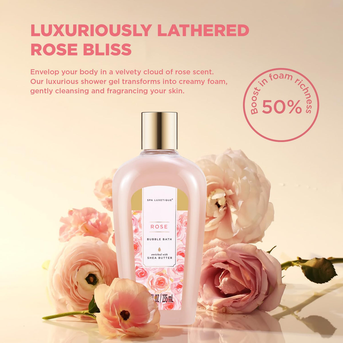 15 Pc Rose Spa Gift Set Z291380