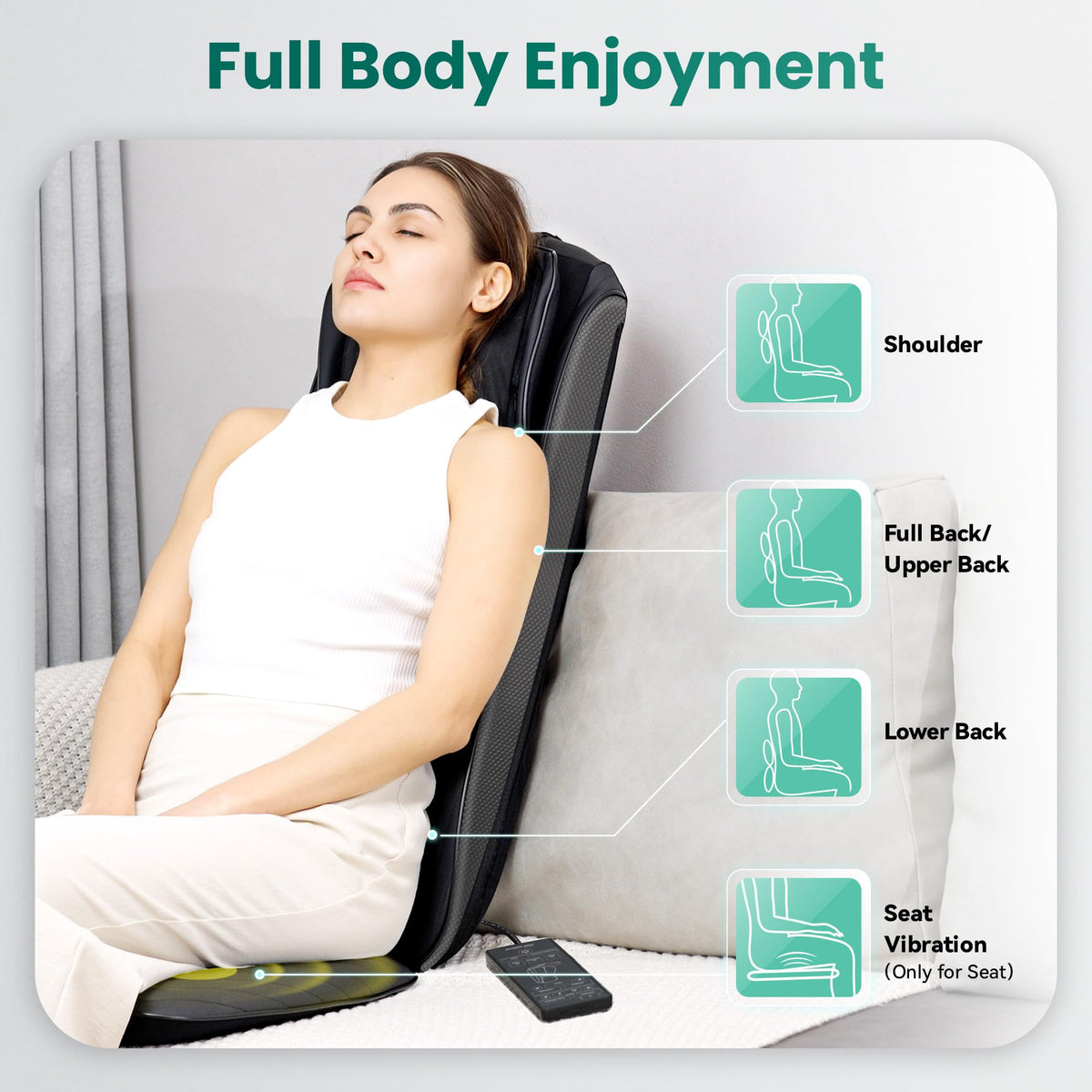 Shiatsu Neck Back Massager with Heat S26680