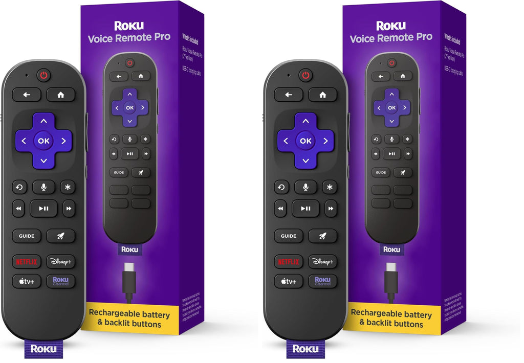 Rechargeable TV Remote Control with Voice Controls C444