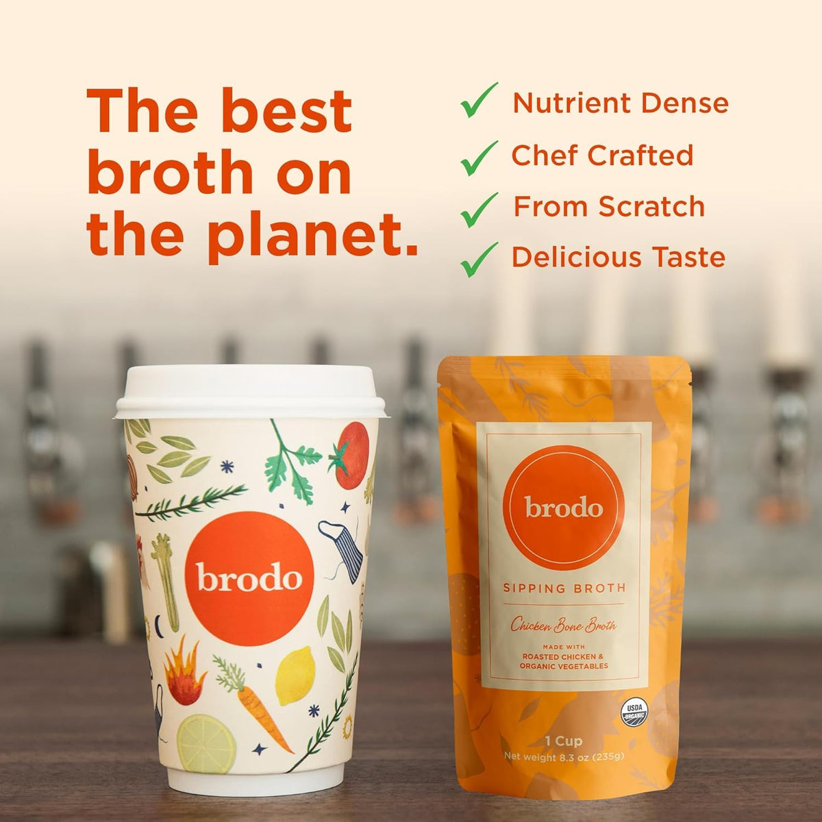 Grass-Fed Beef Bone Broth 8.3 oz K8853