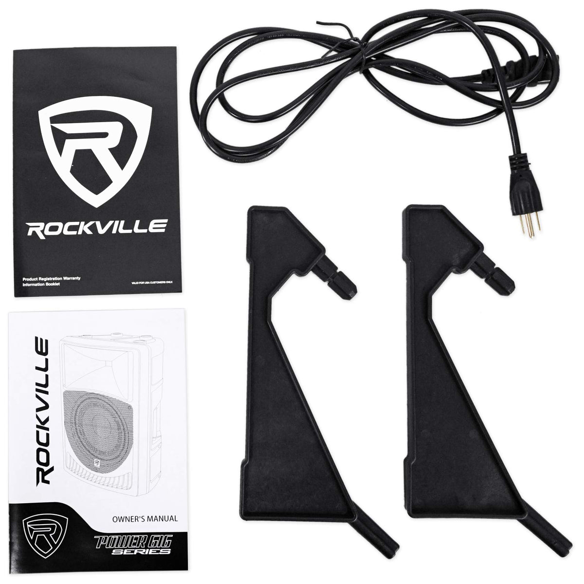 15" 1000W PA Speaker 2-Pack with Mics P612977