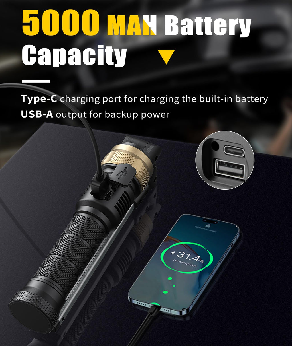 5000mAh Magnetic Foldable Work Light X860489