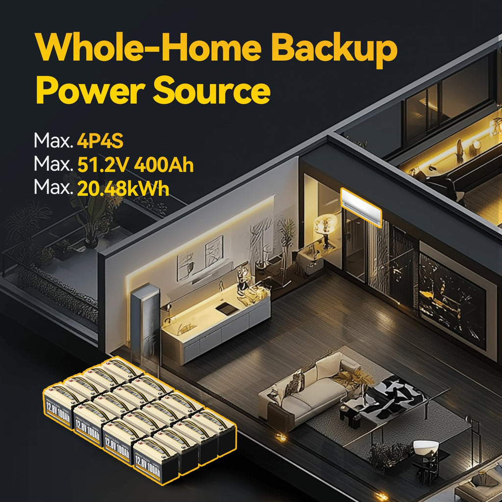 12V 100Ah Group 31 LiFePO4 Battery V66182