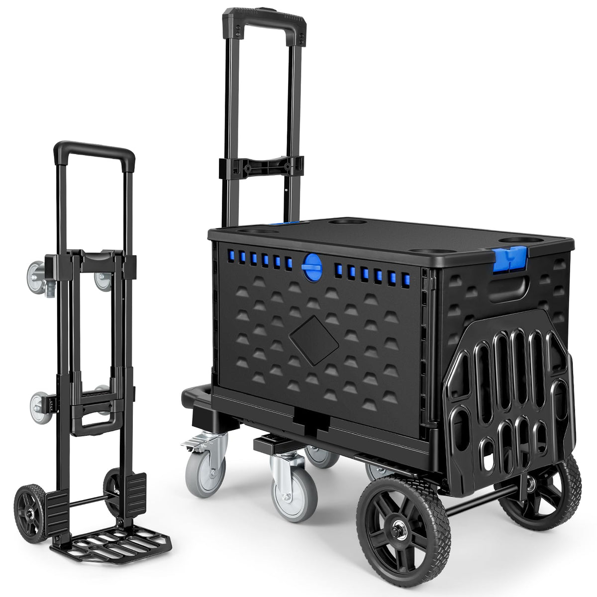 4-in-1 Convertible Dolly Cart with Crate F19501