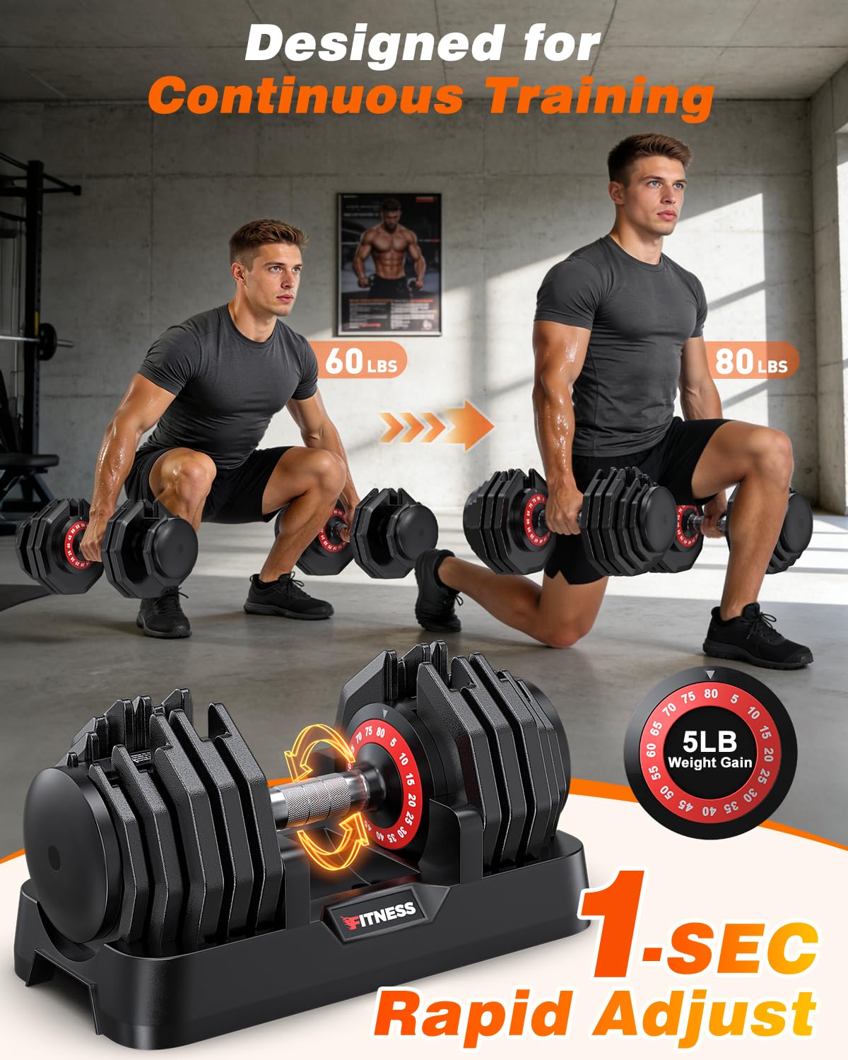 Adjustable Dumbbell Set M395895