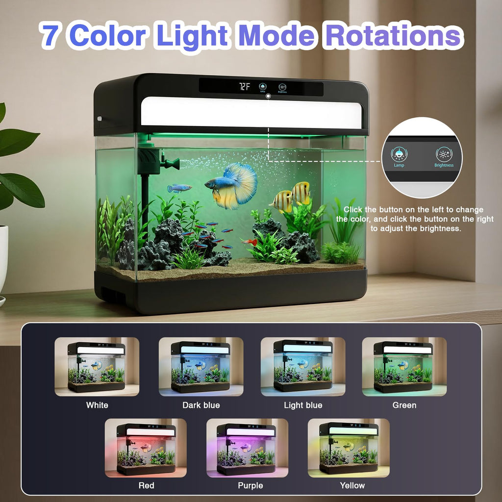 3 Gallon Black Aquarium Starter Kit H327345