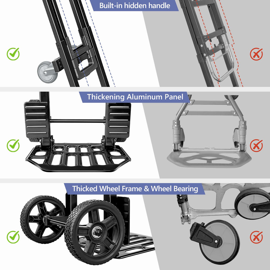 4-in-1 Convertible Dolly Cart with Crate F19501