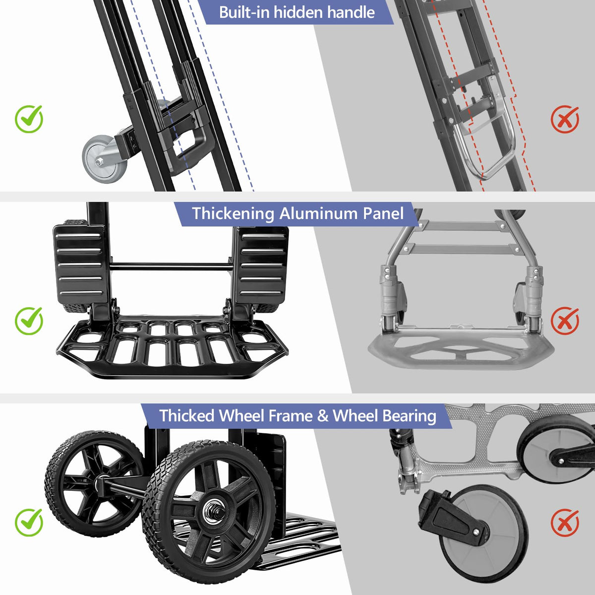 4-in-1 Convertible Dolly Cart with Crate F19501