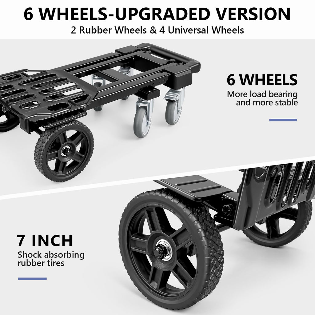 4-in-1 Convertible Dolly Cart with Crate F19501