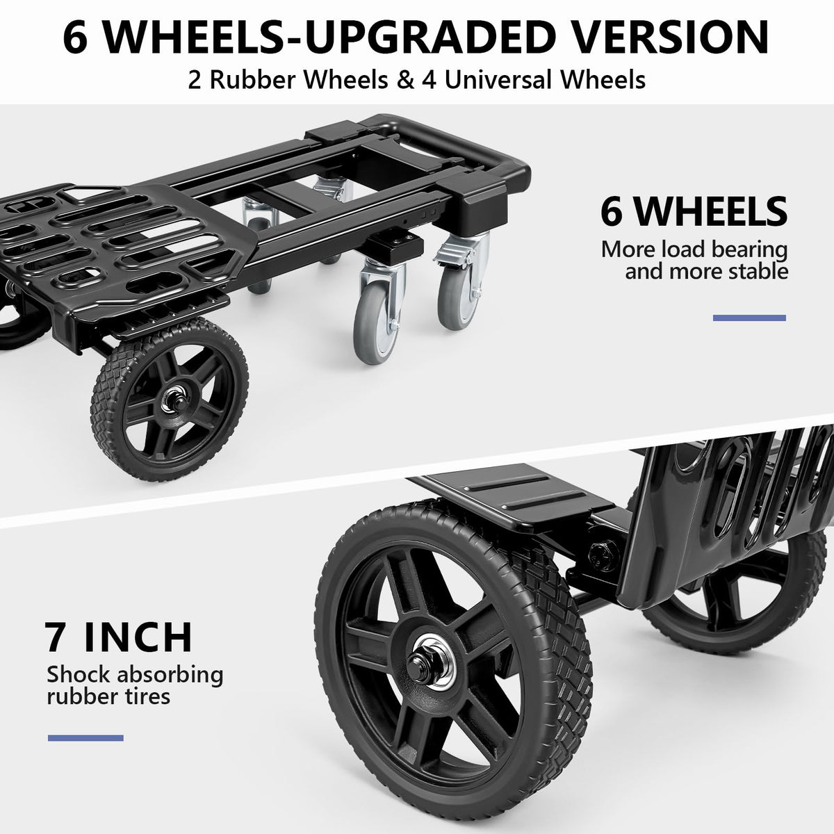 4-in-1 Convertible Dolly Cart with Crate F19501