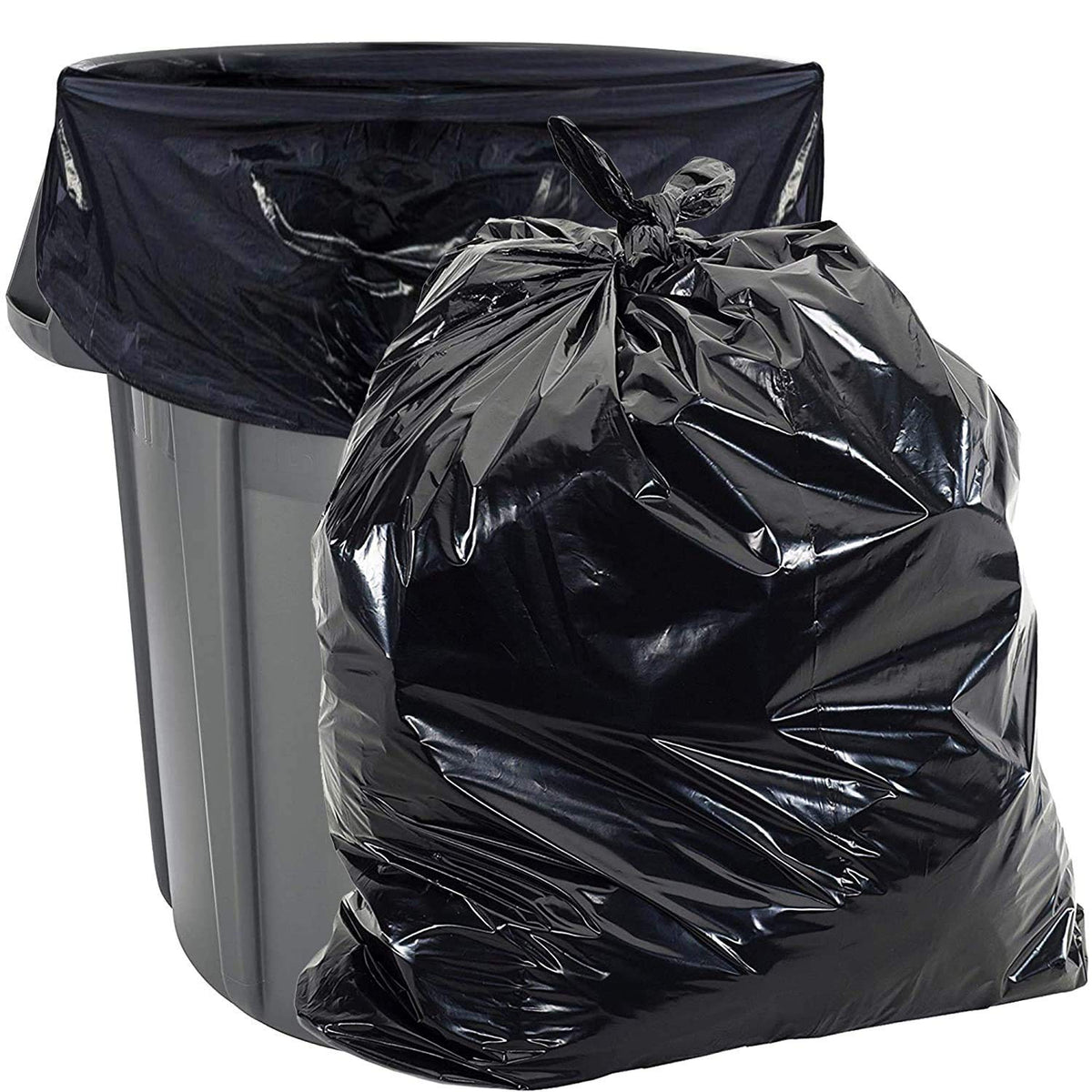 40-45 Gallon Black Heavy Duty Trash Bags I606