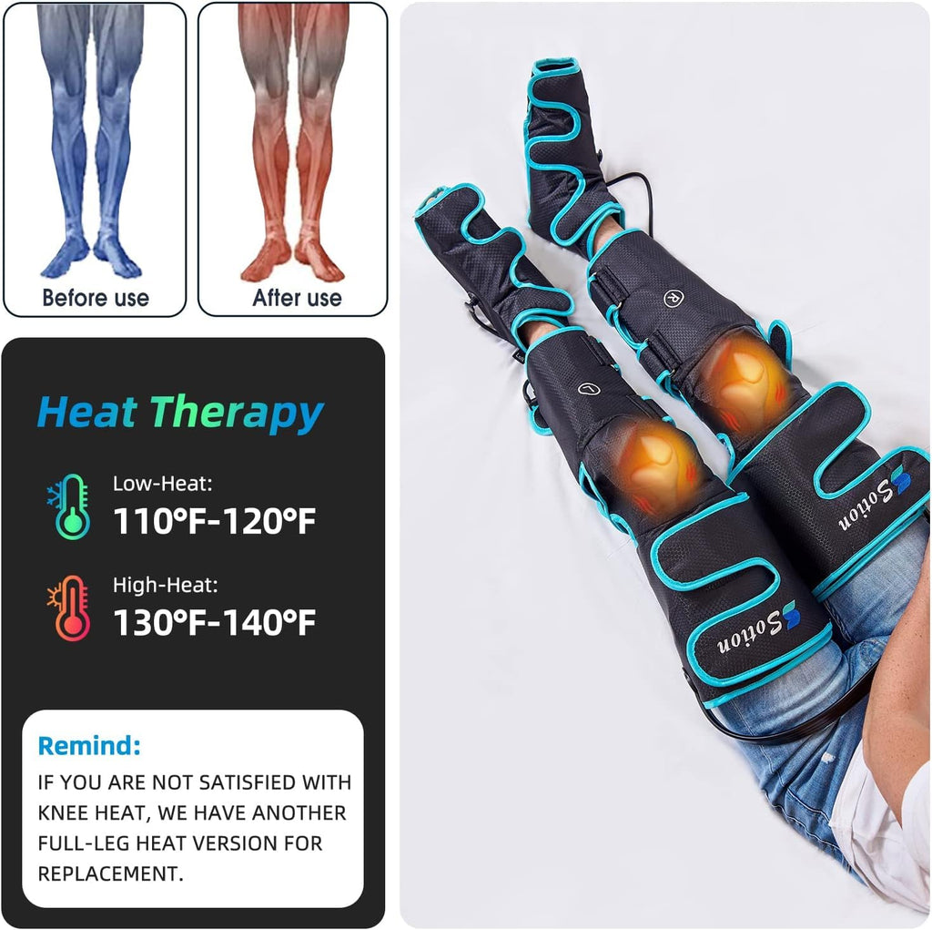 Air Compression Heat Leg Massager C1070
