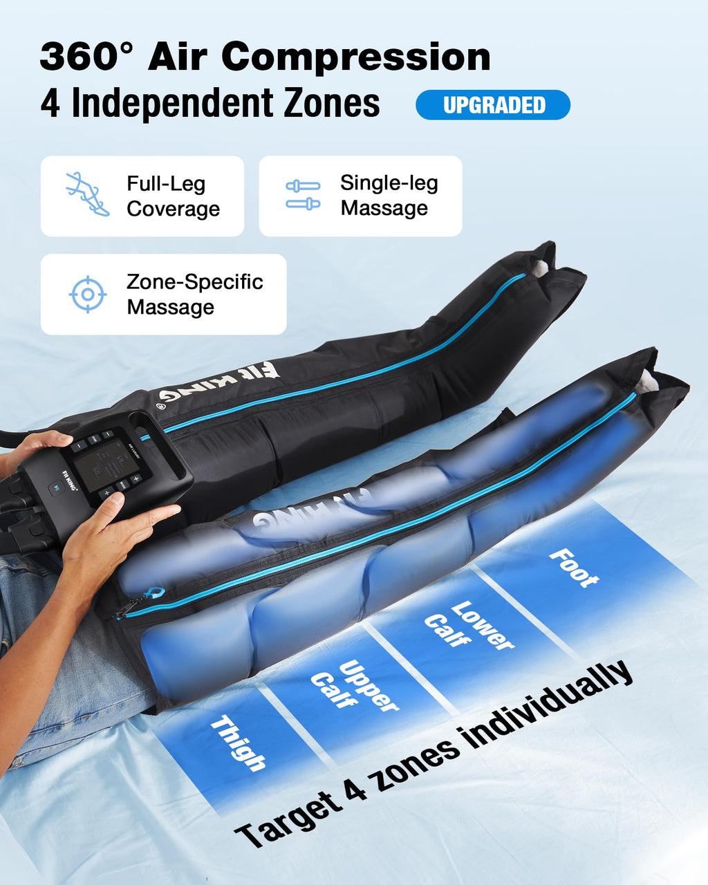 Cordless Full Leg Massager H321