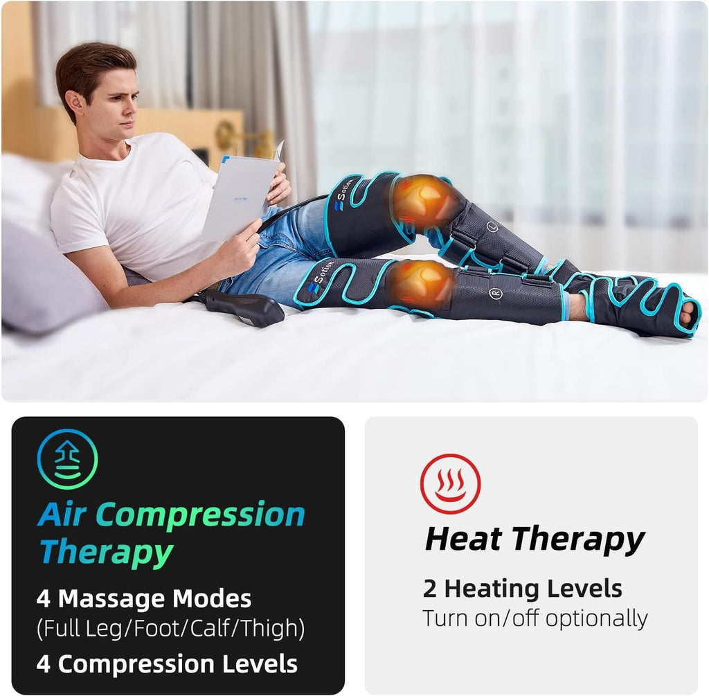 Air Compression Heat Leg Massager C1070