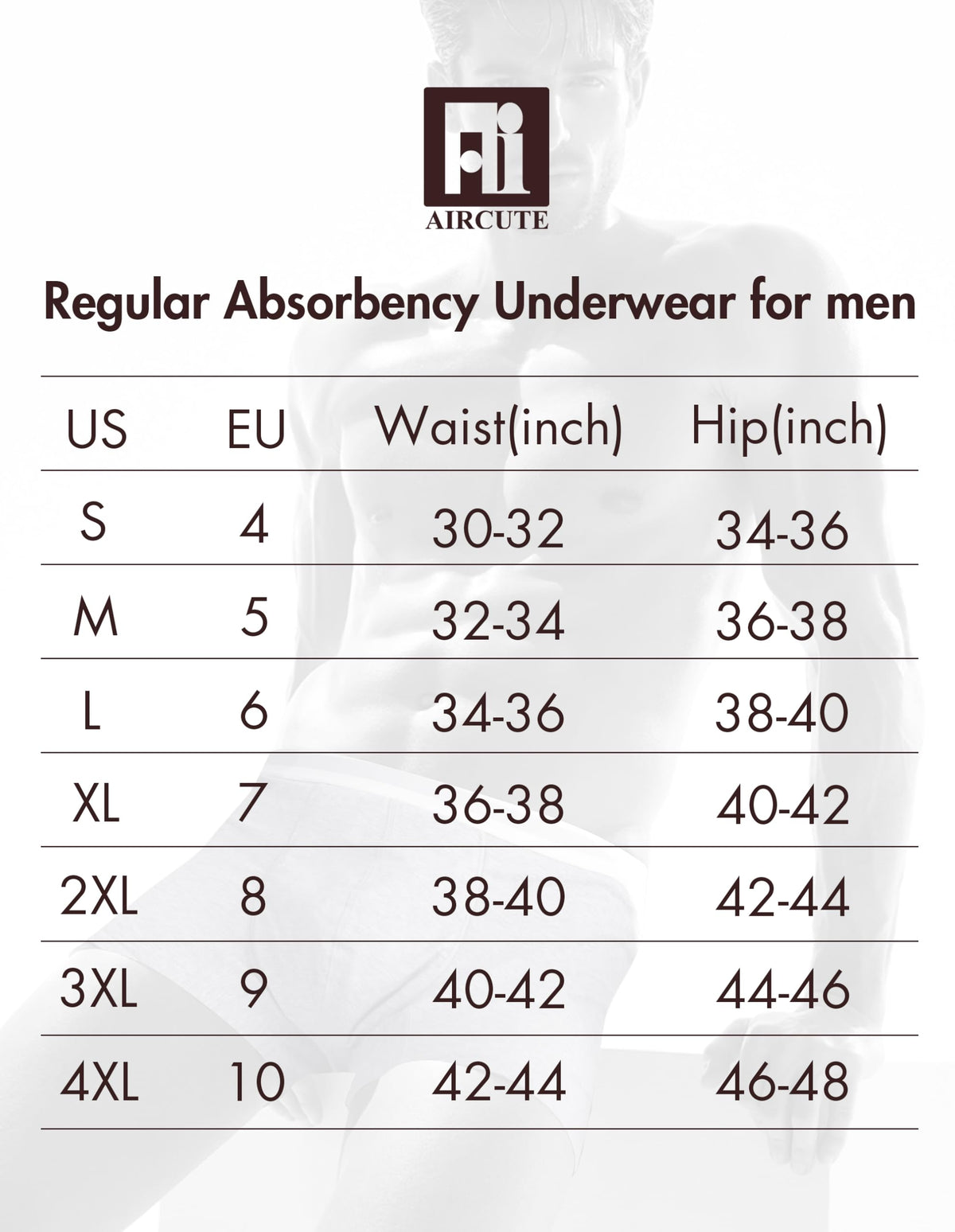Washable Leak Proof Incontinence Underwear 5 Pack XXL Q949