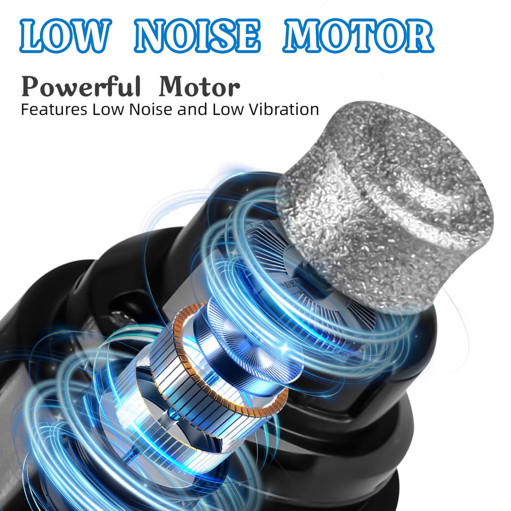 2-Speed Rechargeable Quiet Electric Pet Nail Grinder Y87147