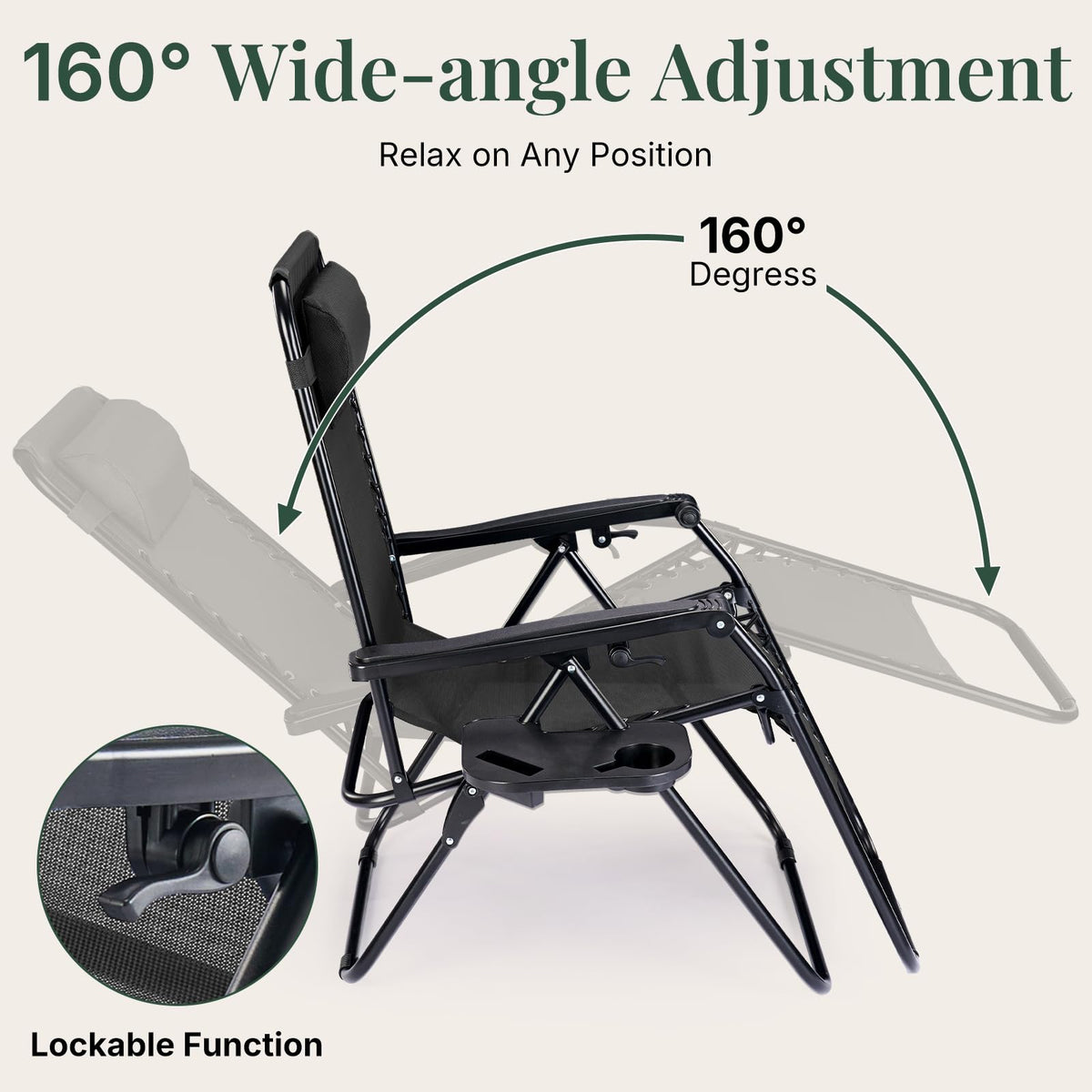 Zero Gravity Chairs Set of 2 R512