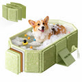 Foldable Dog Bathtub with Side Drain Plug I8931