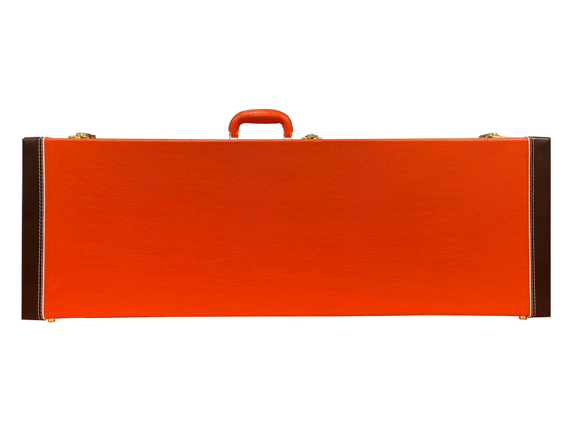39" Electric Guitar Hard Case with Lockable Wood Frame and Plush Interior W90811