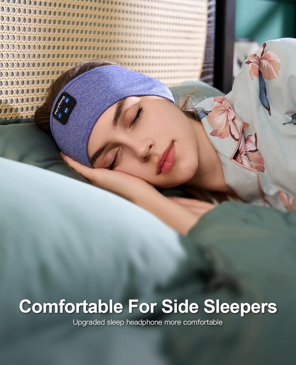 Bluetooth Sleep Mask with Headband Headphones H918