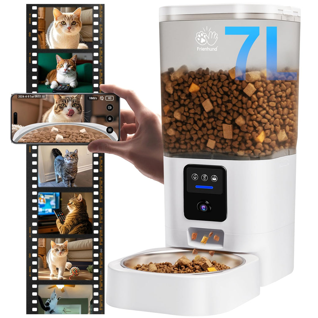Automatic Cat Feeder with 2K Camera 5G WiFi 7L Z59417