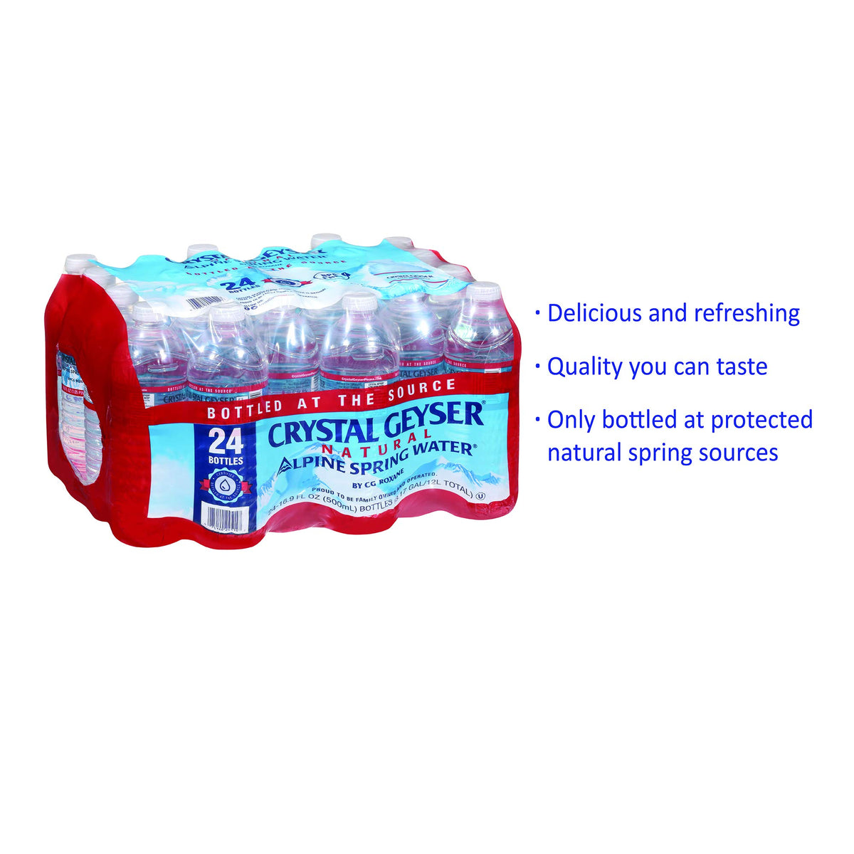 Alpine Spring Water 16.9 oz Bottle 72 Bottles X54877