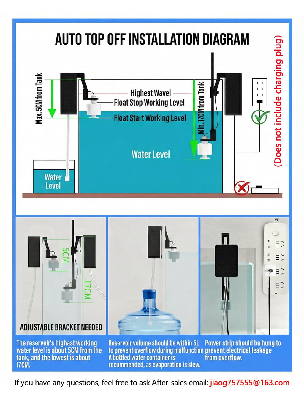 Auto Top Off System with Float Sensor J788