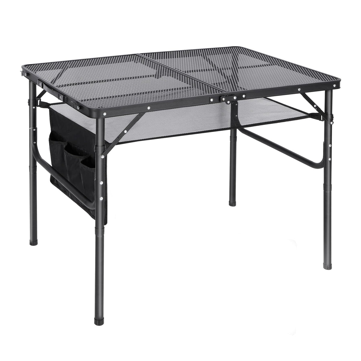 36x24 Aluminum Folding Grill Table with Adjustable Height Legs E599177