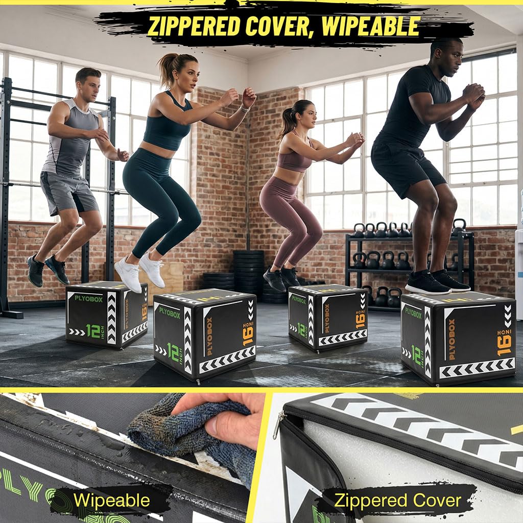 3-in-1 Plyometric Jump Box S9100