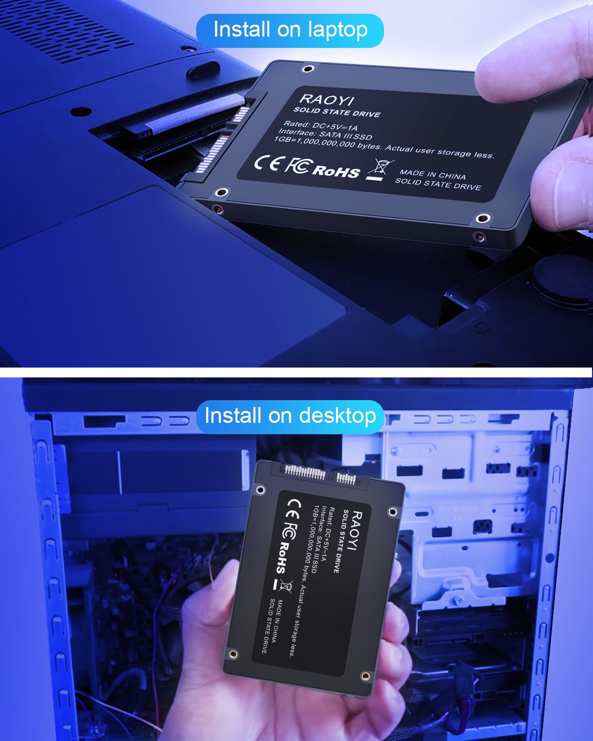 256GB SATA III 2.5” Internal SSD O698157