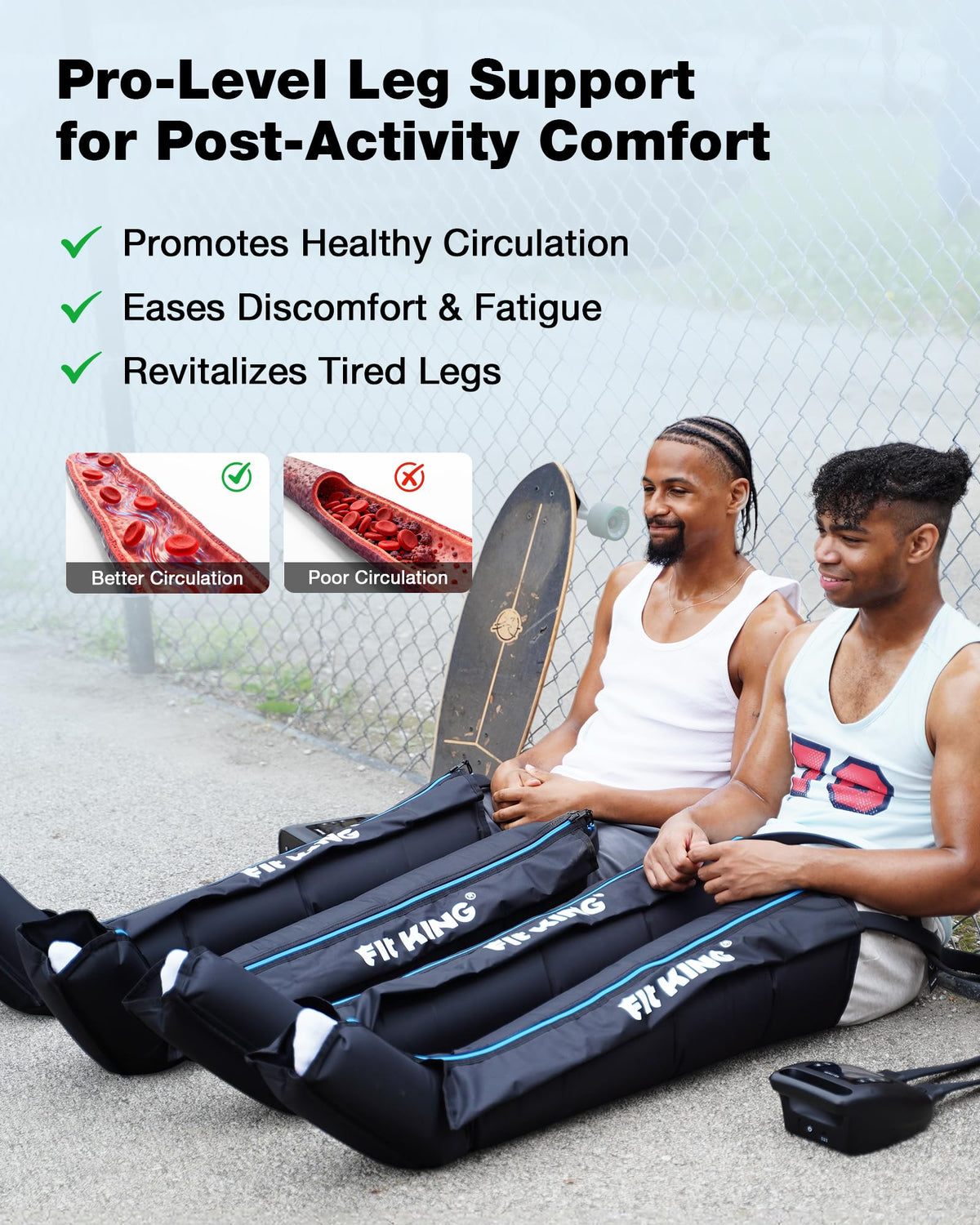 Cordless Full Leg Massager H321