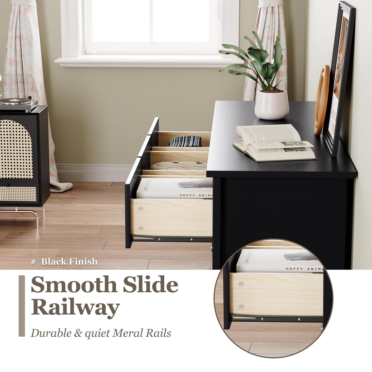 Black Dresser B69524