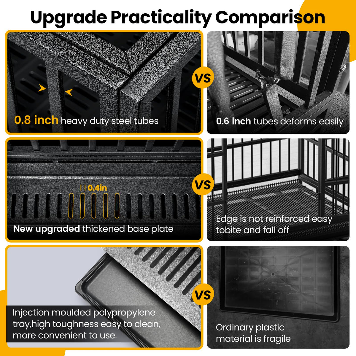 48 Inch Heavy Duty Dog Crate O7689