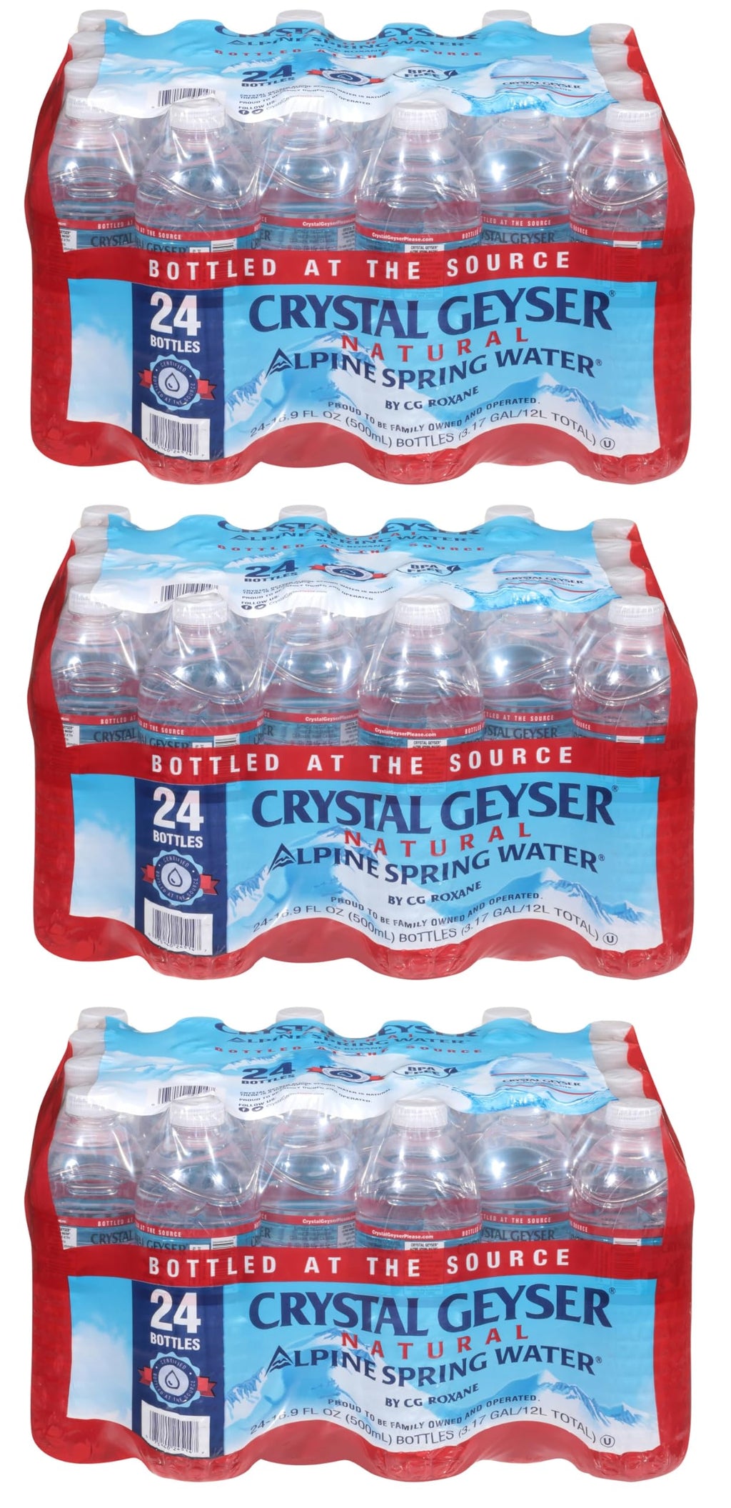 Alpine Spring Water 16.9 oz Bottle 72 Bottles X54877