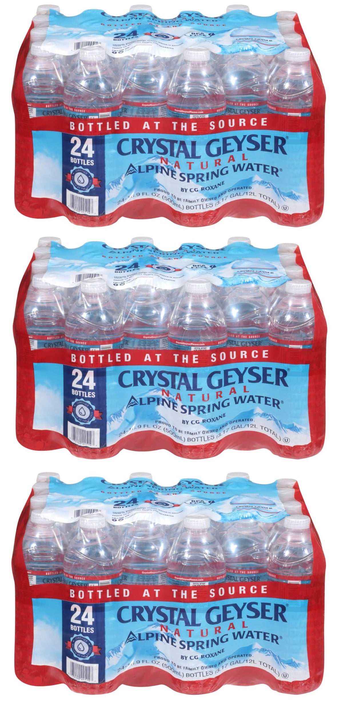 Alpine Spring Water 16.9 oz Bottle 72 Bottles X54877